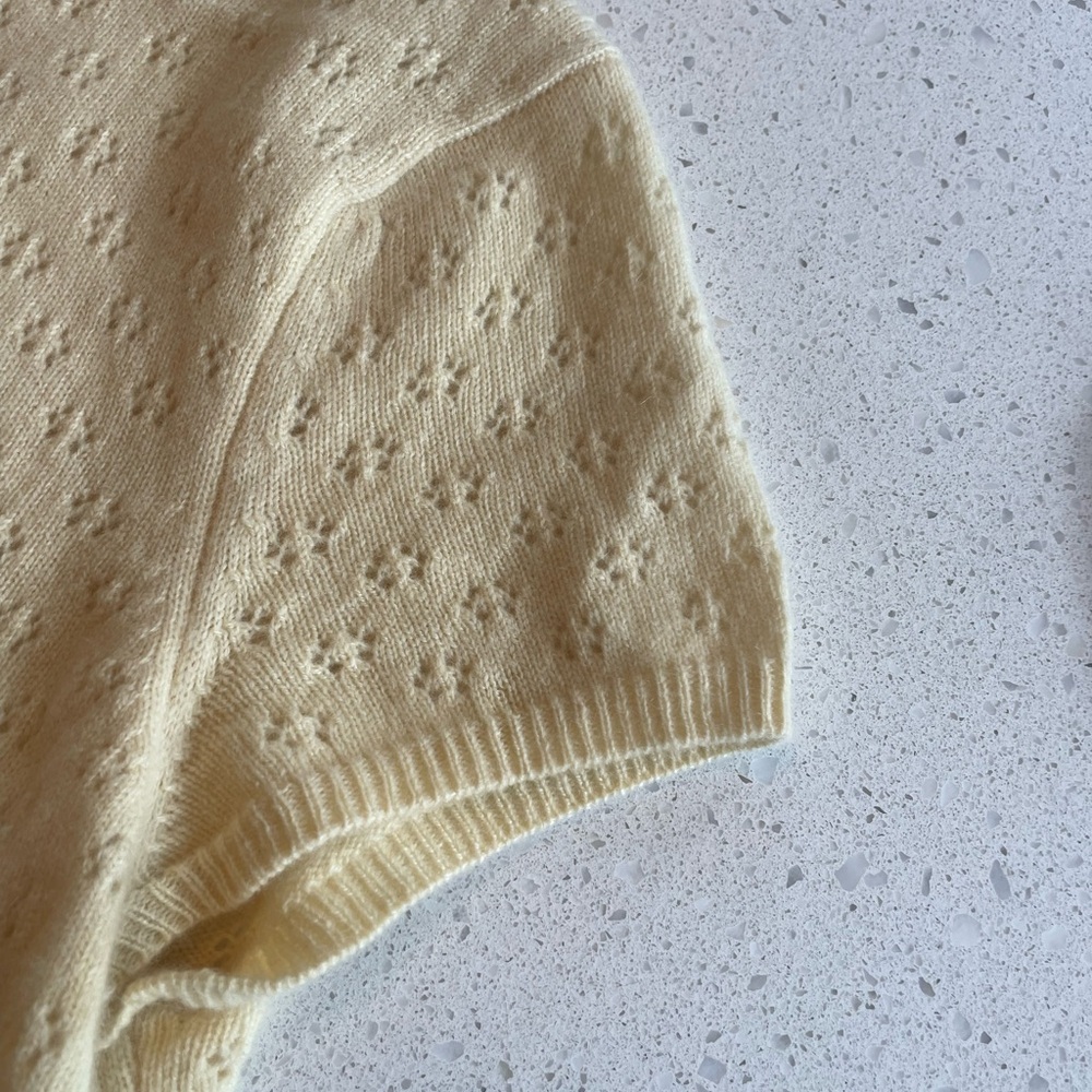 Yellow Barney's Short Sleeve Cardigan - Picture 8 of 8